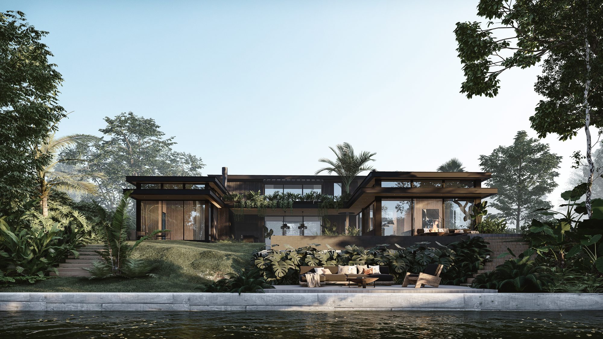 Casa Koi, vivienda en Tigre — CORNER Arquitectura