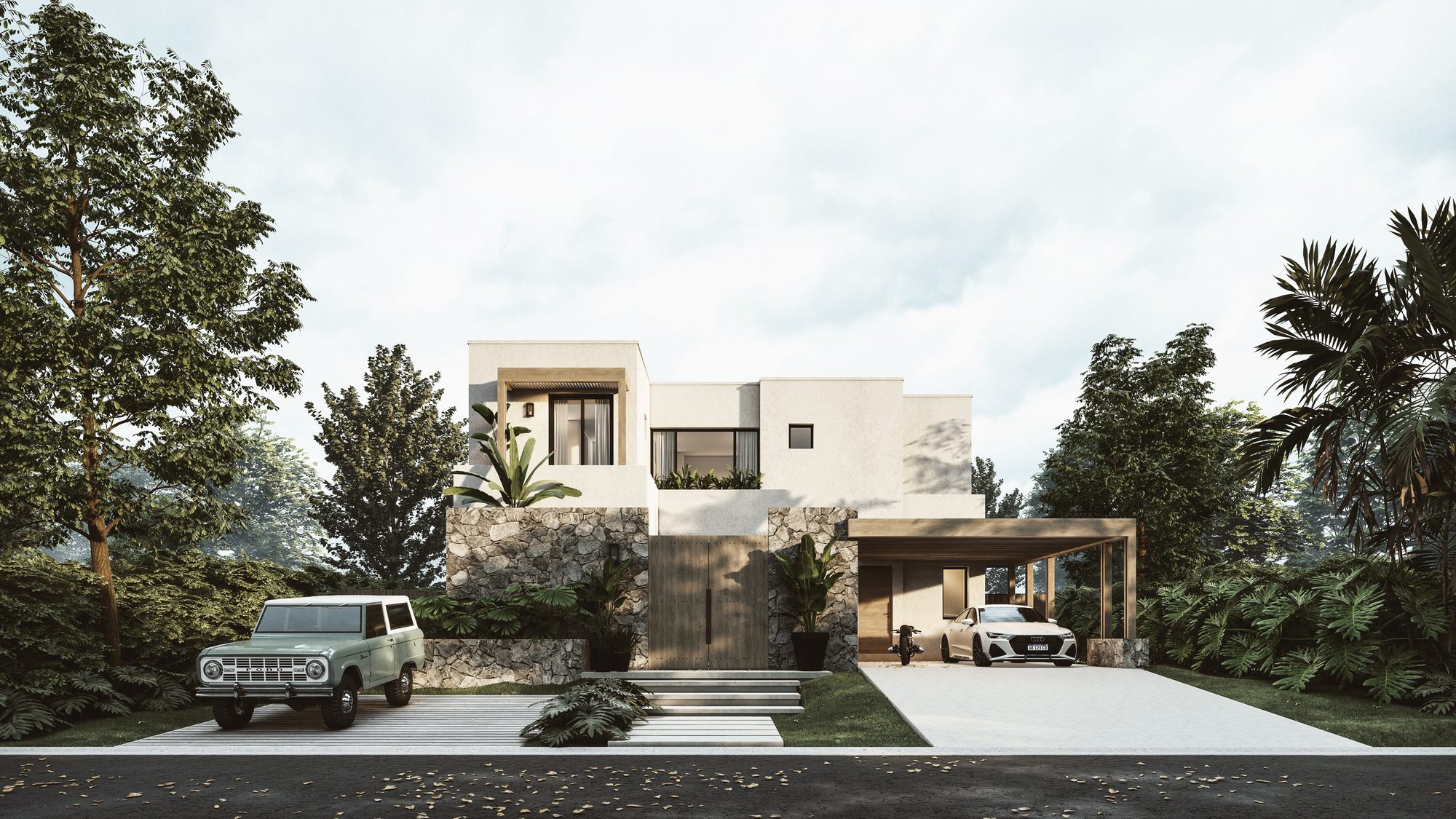 Casa Laguna, vivienda en San Fermín, Tigre — CORNER Arquitectura